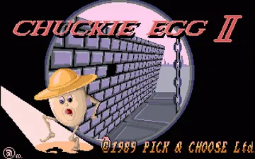 Chuckie Egg II screen shot title